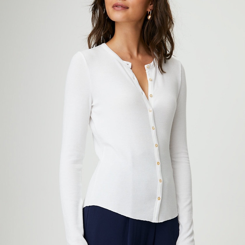 Wilfred Long Sleeve Black Button-up
